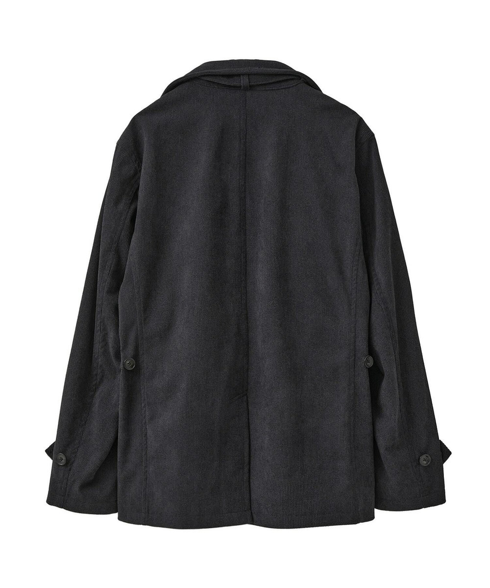MEN'S BIGI ヘリンボーンプリント スタンドカラーブルゾン＜ストレッチ＞ グレー系その他
