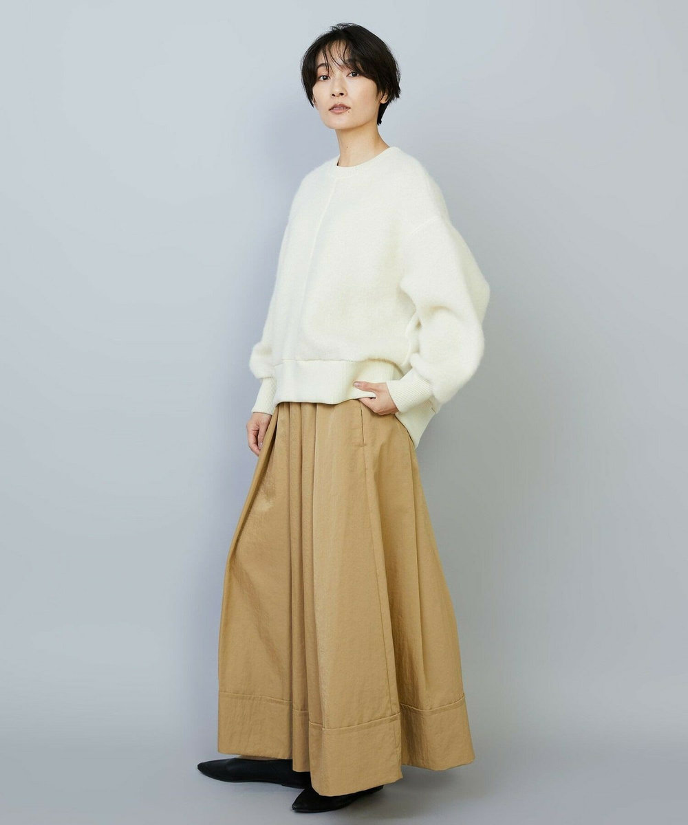 MOGA ツイルナイロンキュロットパンツ キャメル
