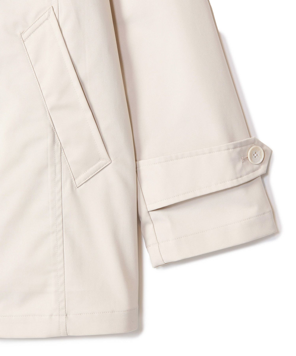 MEN'S BIGI LIMONTA EAST ストレッチギャバ ステンカラーコート＜ストレッチ・防風・撥水・透湿性＞ オフホワイト