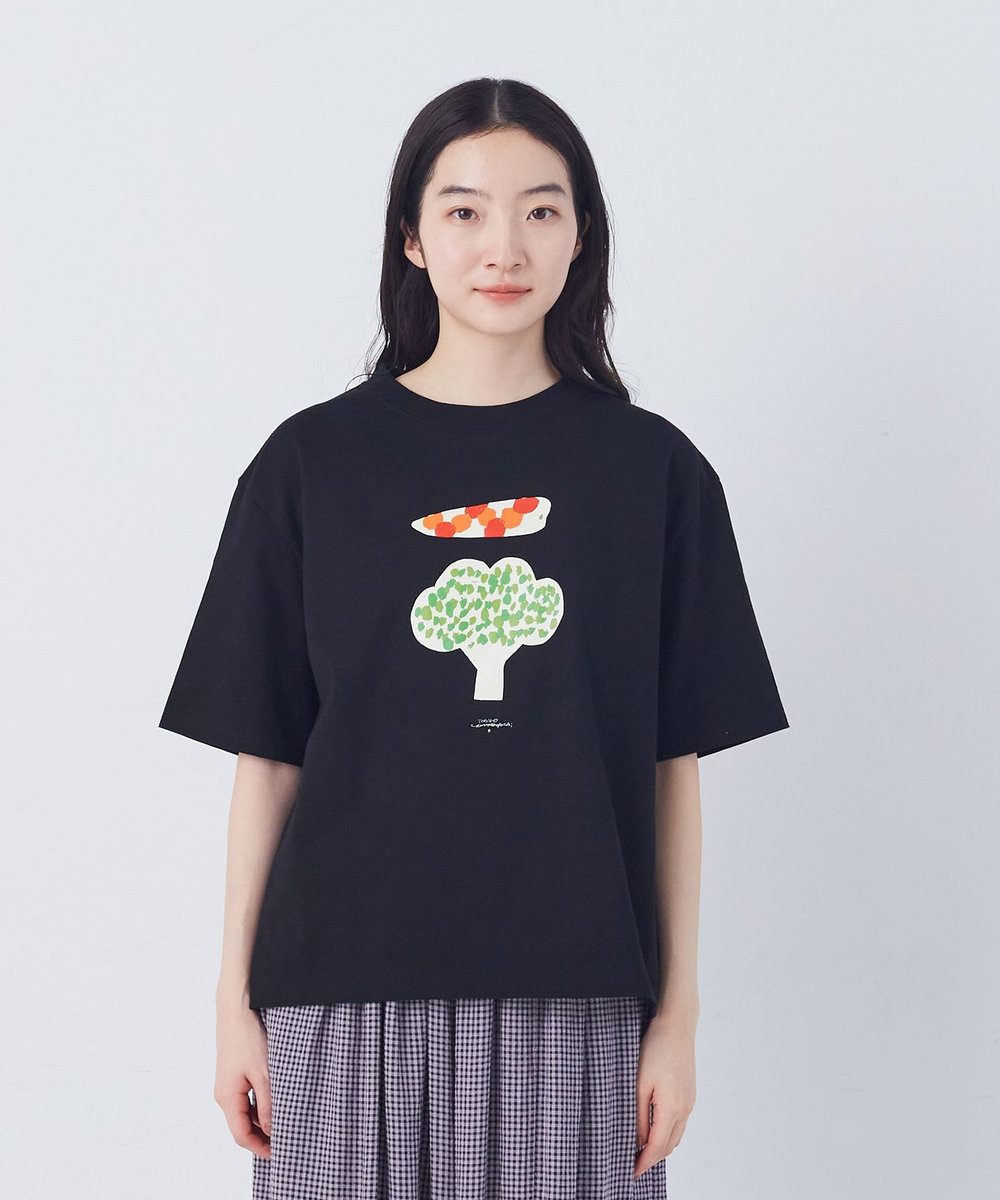congés payés ADIEU TRISTESSE ichiro yamaguchi. 半袖Ｔシャツ ブラック