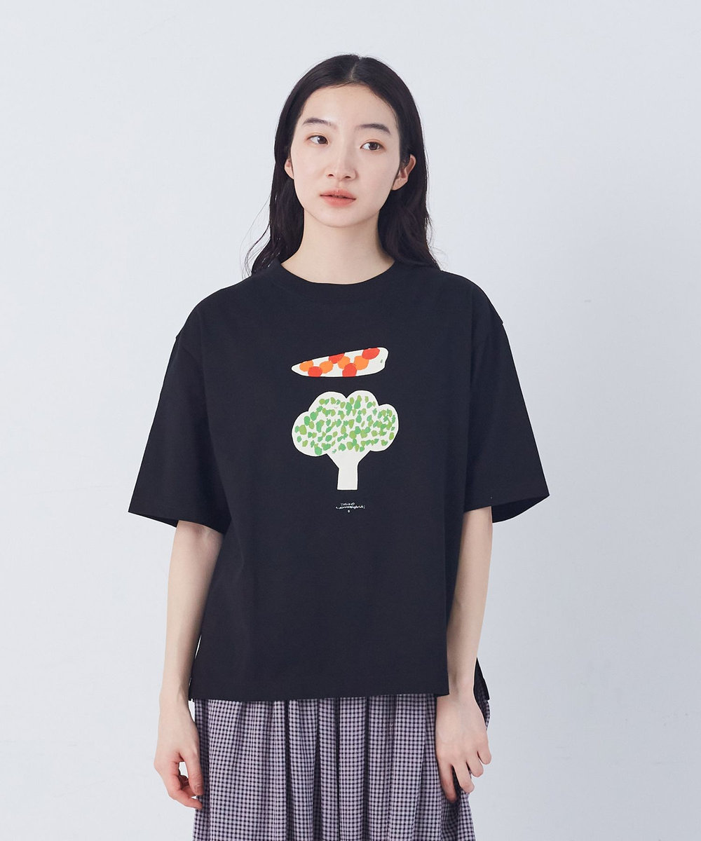congés payés ADIEU TRISTESSE ichiro yamaguchi. 半袖Ｔシャツ ブラック