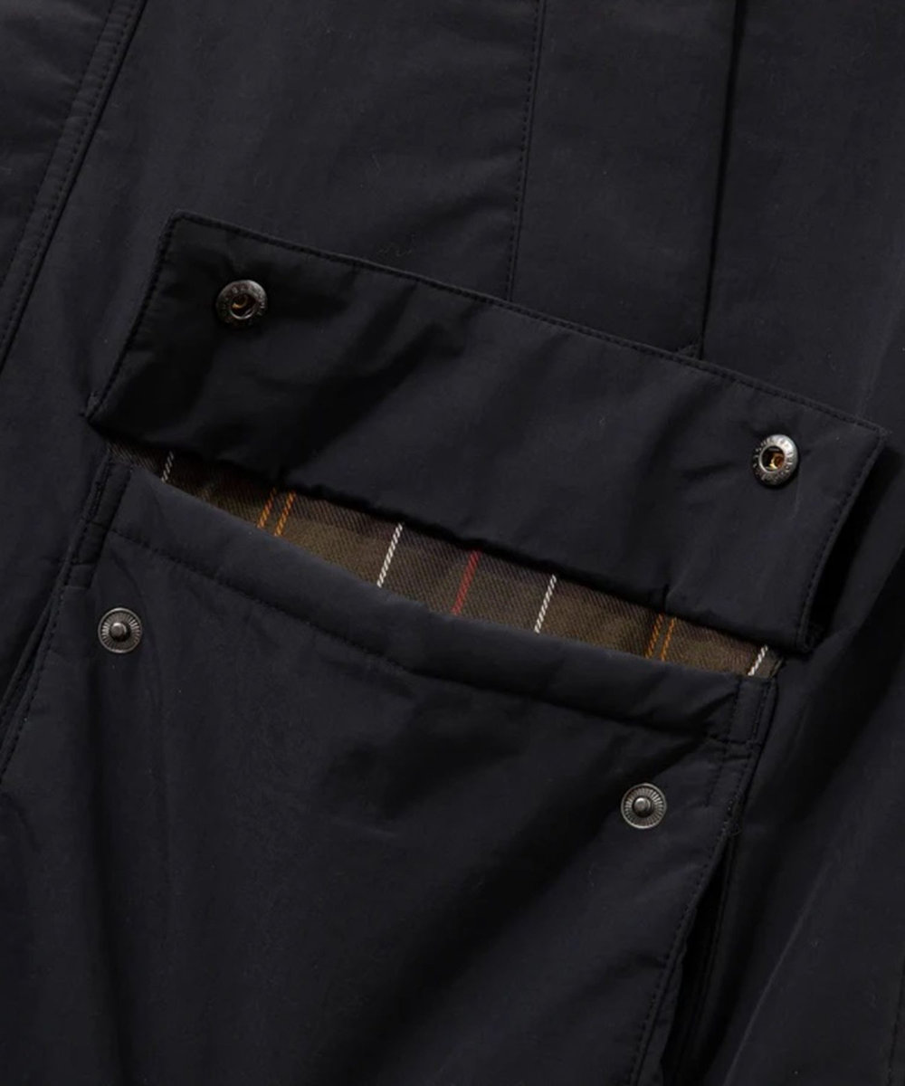 MEN'S BIGI 【Barbour/バブアー】BEADALE/ビデイル PADDED OS CASUAL JACKET ブラック