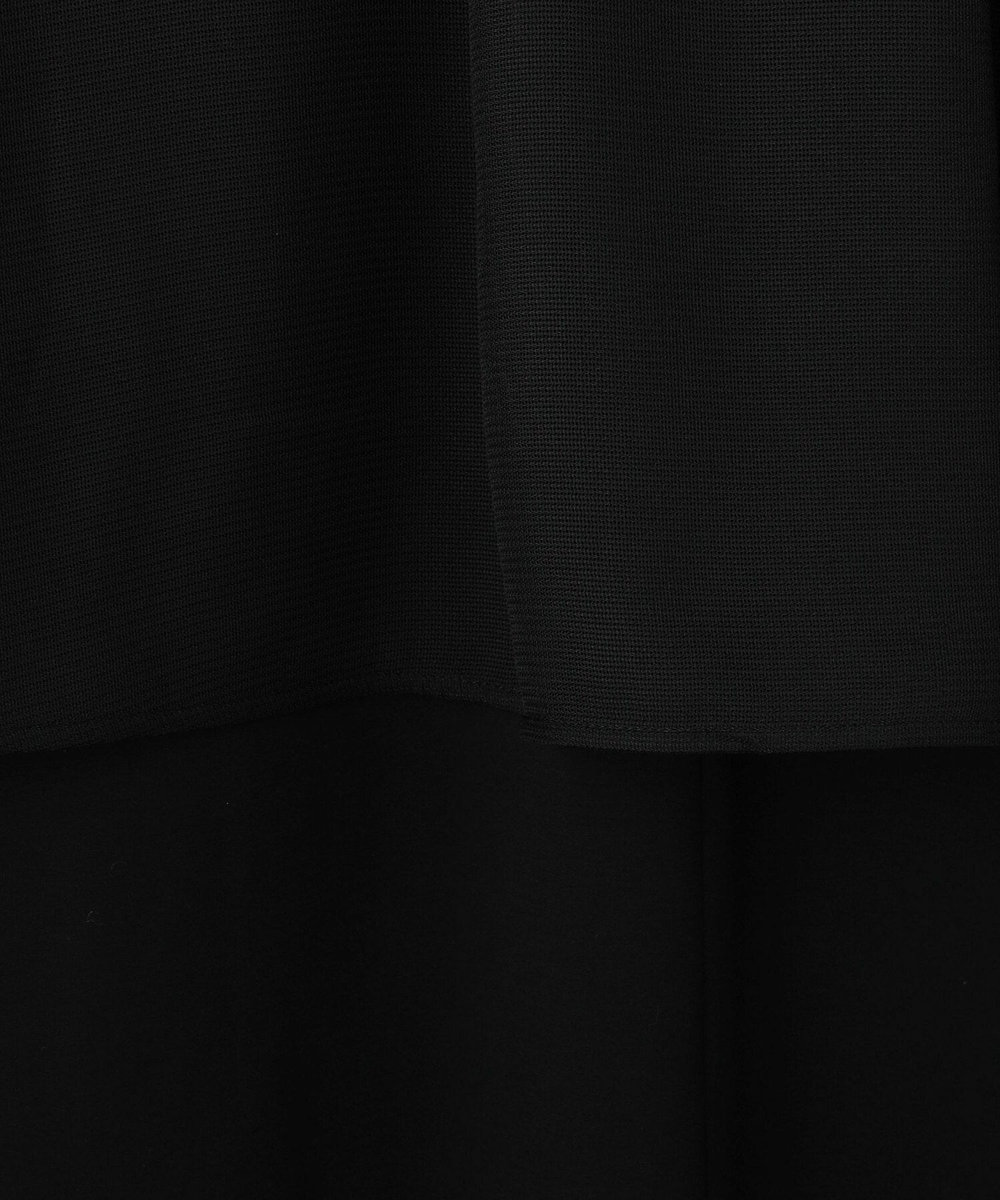 feerique feerique メッシュ×ジャージドッキングワンピース ブラック