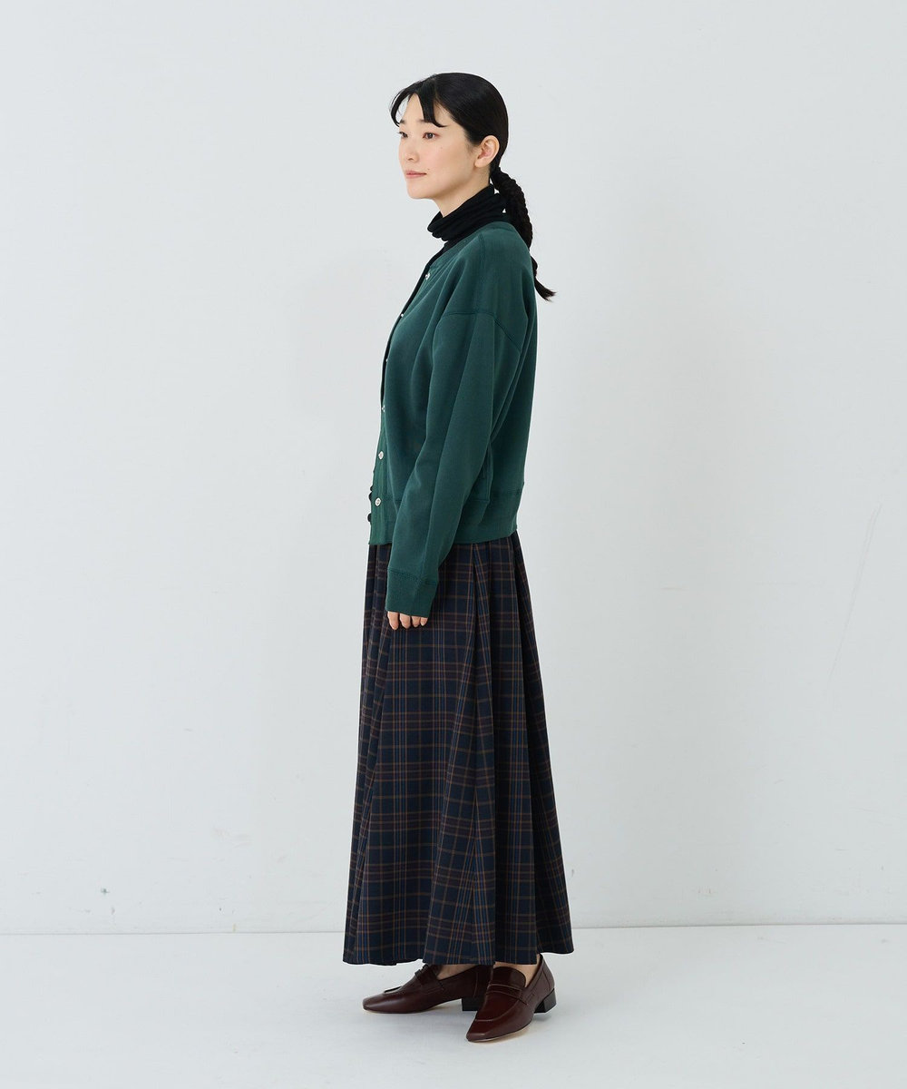 ADIEU TRISTESSE 裏毛ショートブルゾン グリーン