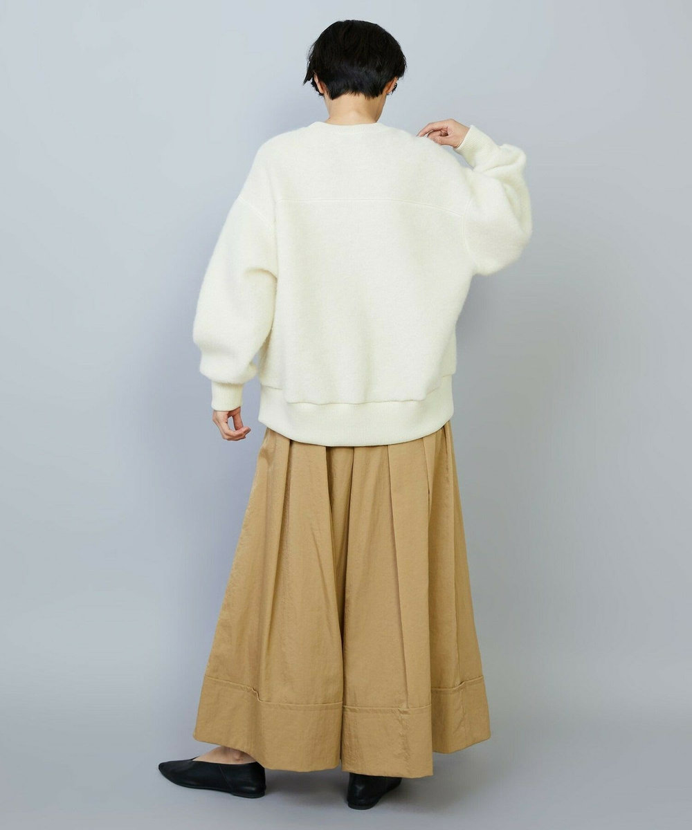 MOGA ツイルナイロンキュロットパンツ キャメル
