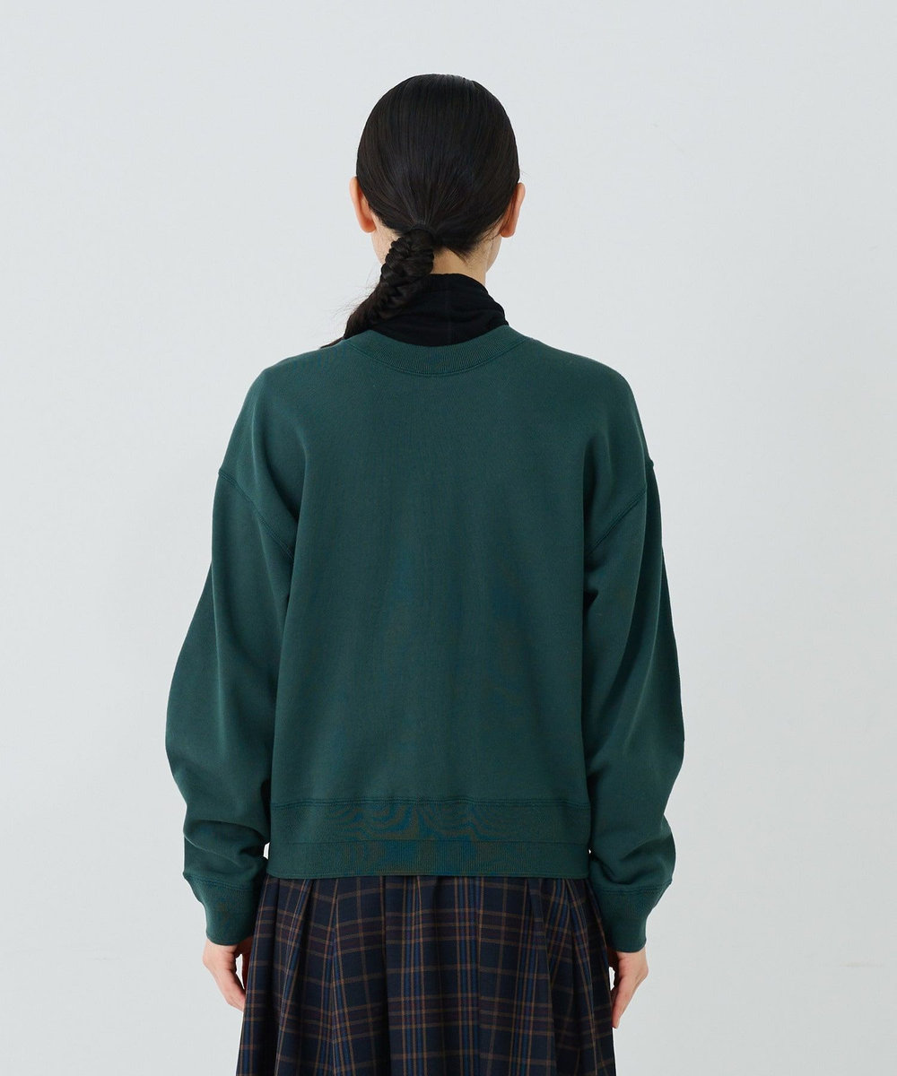 ADIEU TRISTESSE 裏毛ショートブルゾン グリーン