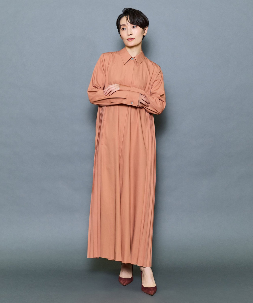 MOGA Collection MOGA Collection コットンラチネワンピース テラコッタ