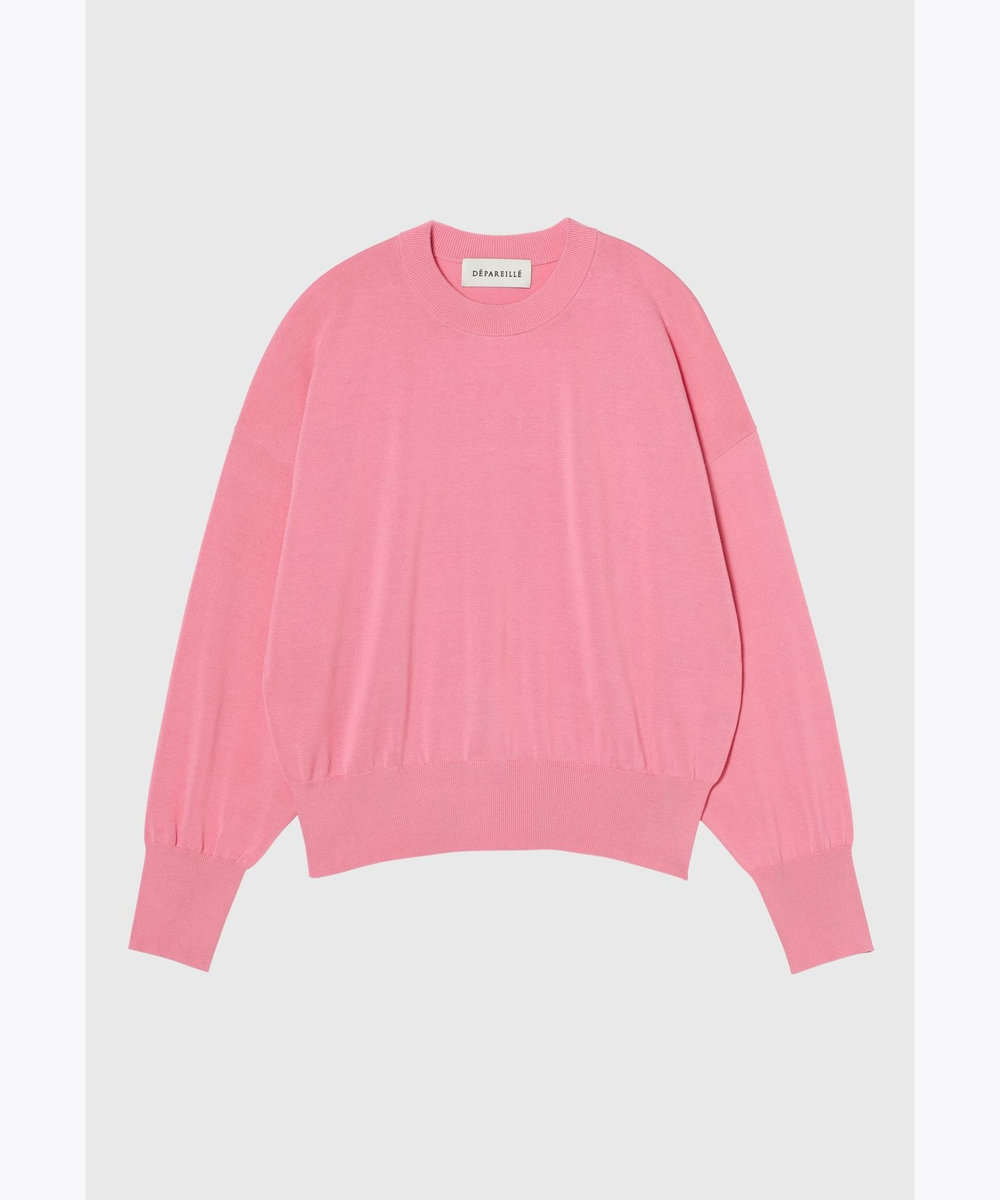 DÉPAREILLÉ CO/SI DOLMAN SLEEVE PULLOVER / CO/SIドルマンスリーブプルオーバー ピンク
