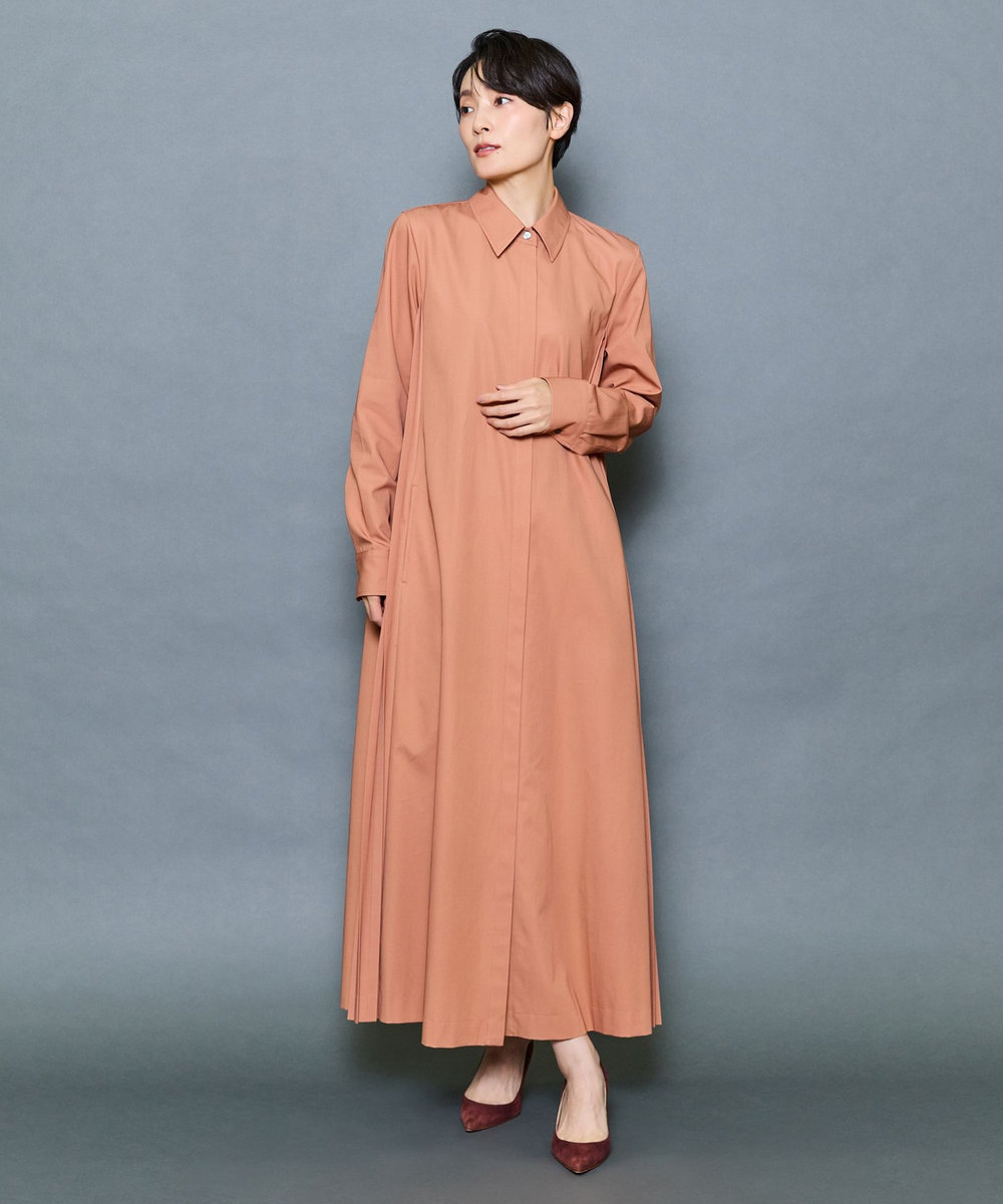 MOGA Collection MOGA Collection コットンラチネワンピース テラコッタ