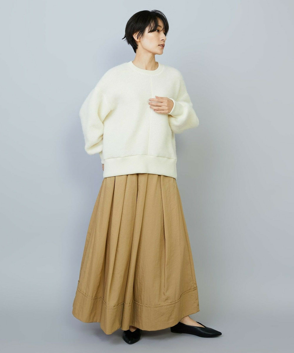 MOGA ツイルナイロンキュロットパンツ キャメル