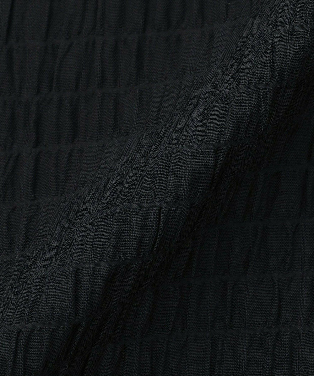feerique Lサイズ（大きいサイズ） 【大きいサイズ】feerique　シャーリングクロスブラウス ブラック
