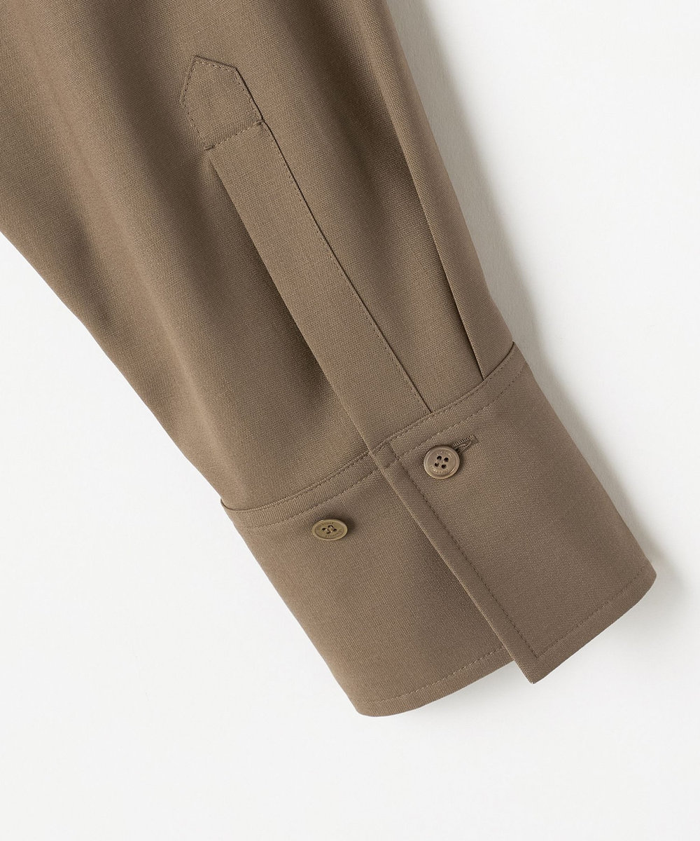 DÉPAREILLÉ WASHABLE WOOL BOW SHIRT / ウォッシャブルウールボウシャツ ベージュ