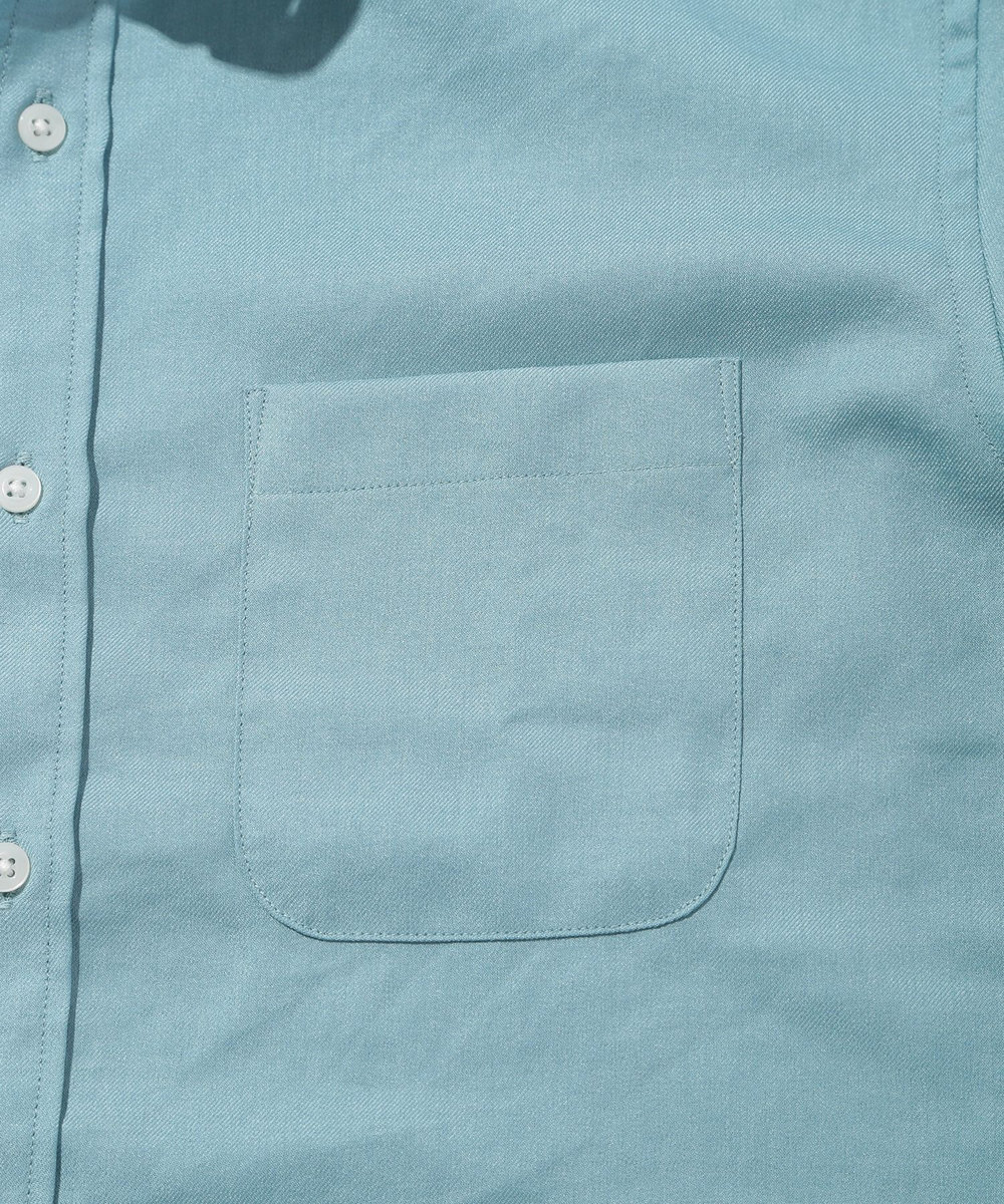 MEN'S BIGI オクシィジュエルストレッチ半袖シャツ ミント