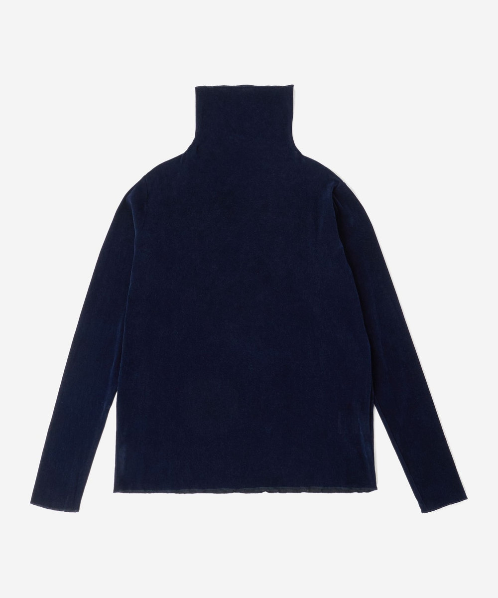 L'EQUIPE フロッキーチュールカットソー ネイビー