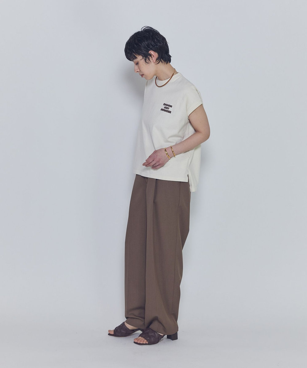 1er Arrondissement ＜upper hights / アッパーハイツ＞別注ビッグノースリーブTシャツ アイボリー