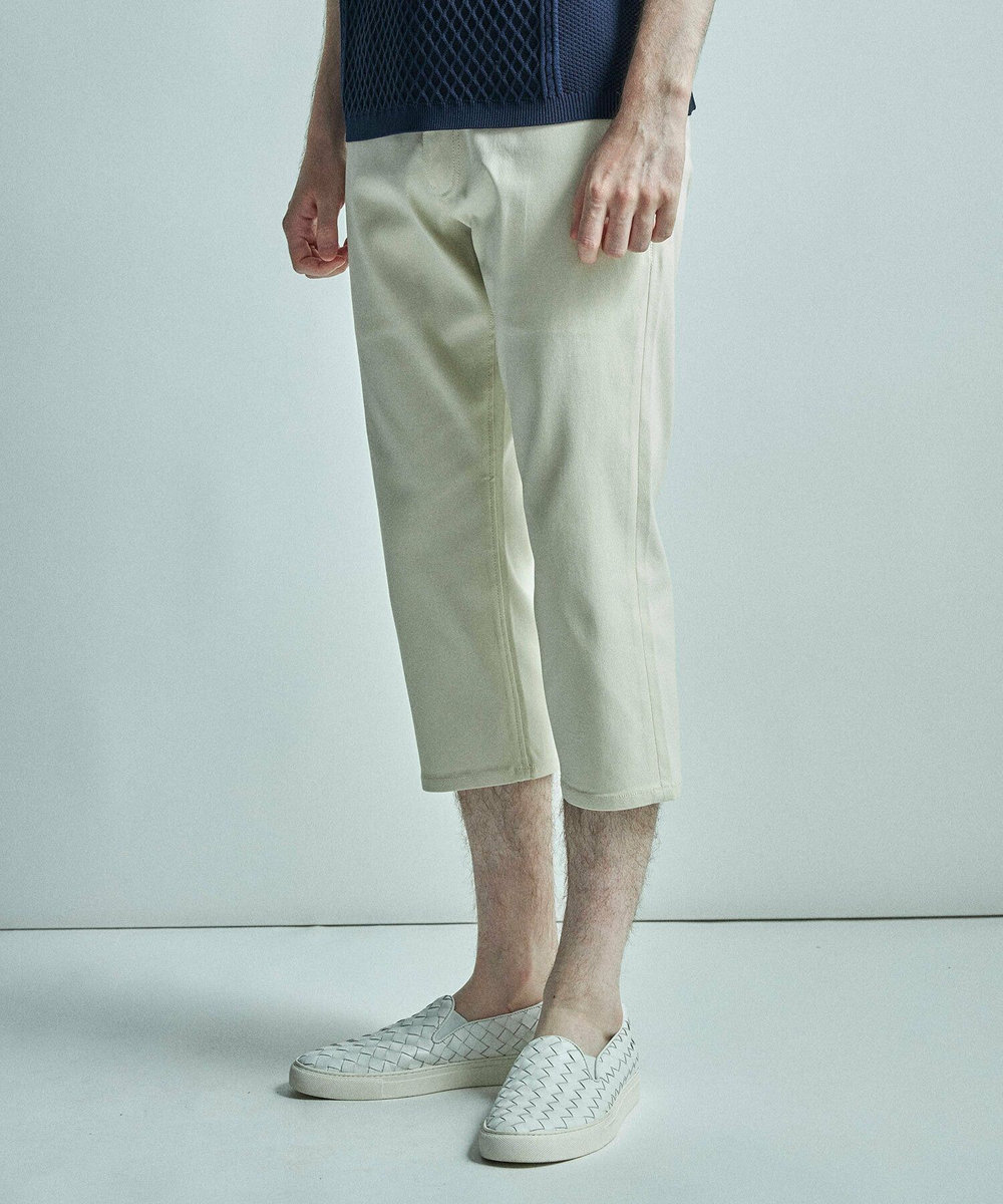 MEN'S BIGI ハイパワーストレッチツイルクロップドパンツ〈ストレッチ〉 ベージュ