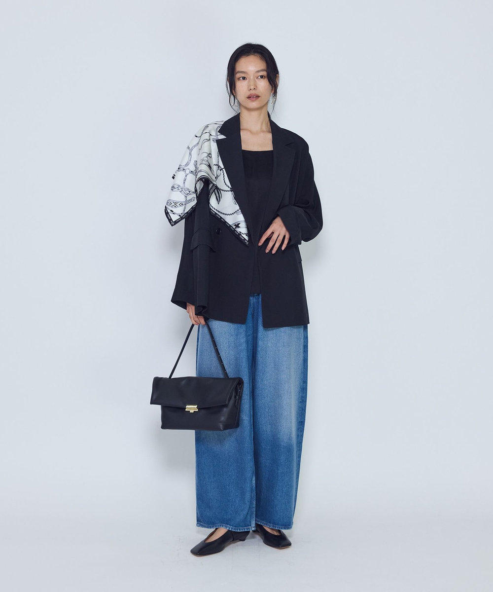 1er Arrondissement ＜AGOLDE （エーゴールドイー）＞"ROUNDED BAGGY"デニムパンツ ブルー