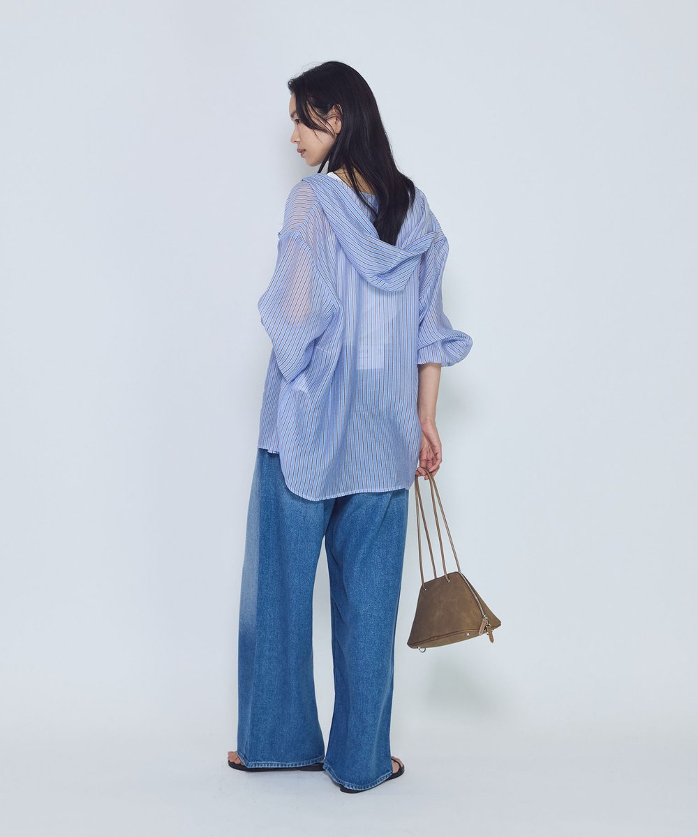 1er Arrondissement ＜AGOLDE （エーゴールドイー）＞"ROUNDED BAGGY"デニムパンツ ブルー