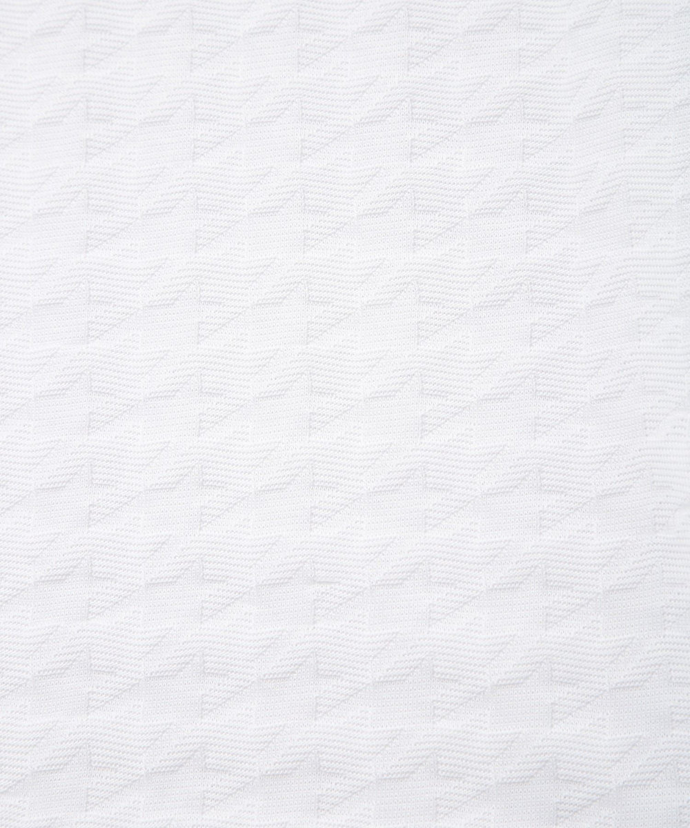 MEN'S BIGI 【ACTIVE TAILOR】リンクスジャカードポロシャツ ホワイト