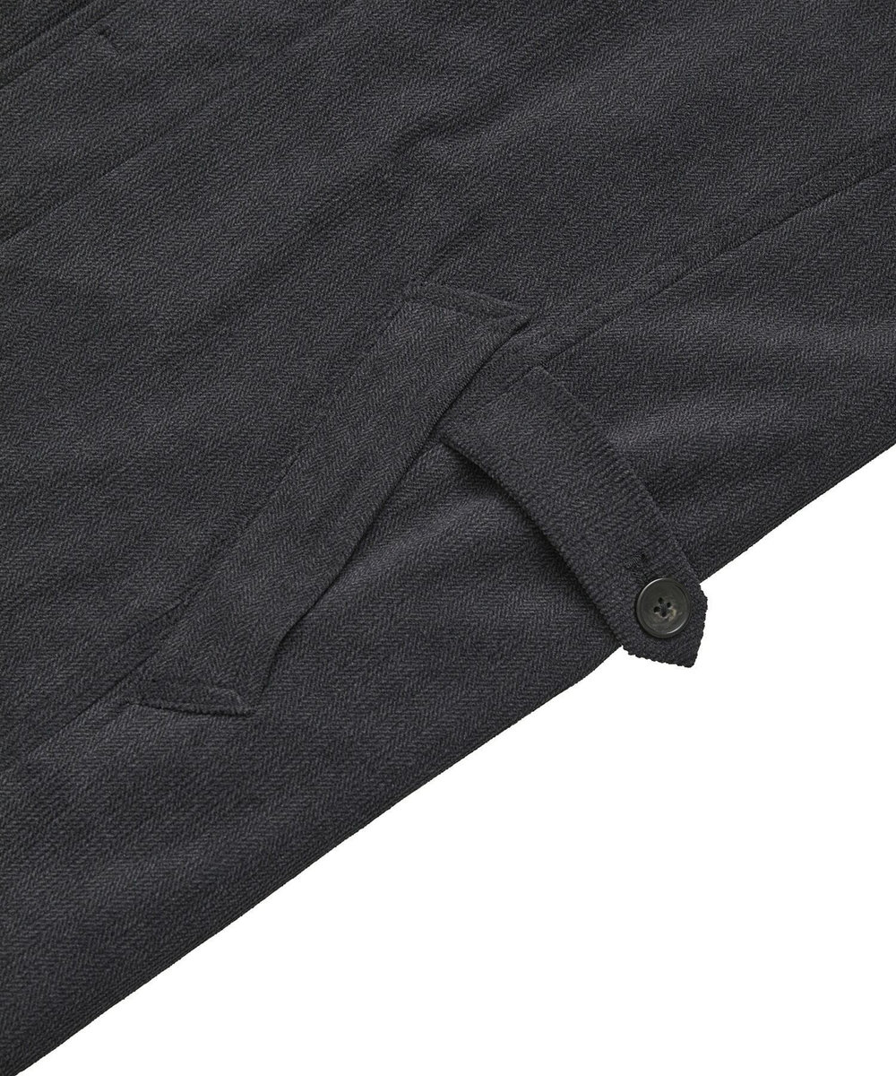 MEN'S BIGI ヘリンボーンプリント スタンドカラーブルゾン＜ストレッチ＞ グレー系その他