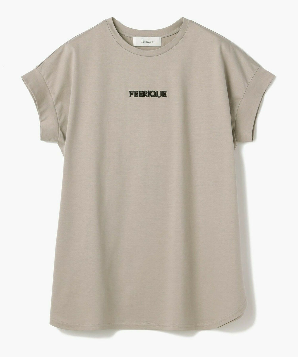 feerique feerique　コンパクトローレル天竺プルオーバー グレー