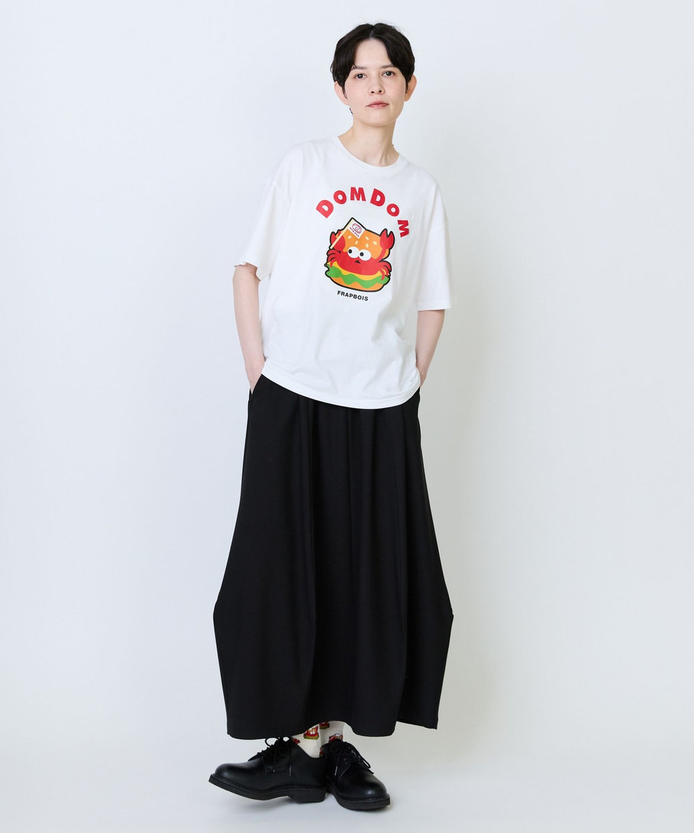FRAPBOIS 《DOMDOMコラボ》バーガーTシャツ ホワイト