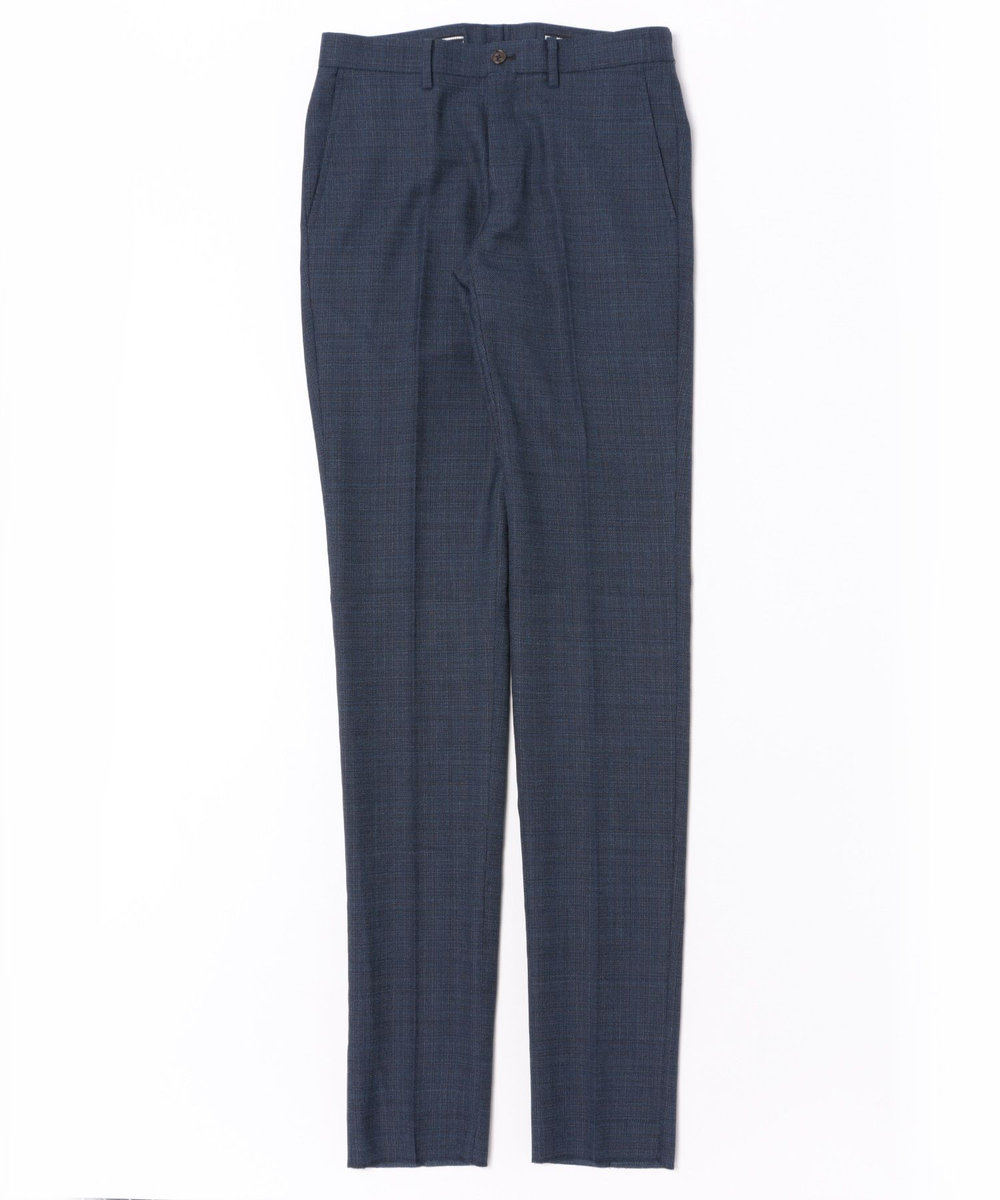 MEN'S BIGI 【ACTIVE TAILOR】ミックスヤーンスラックス ネイビー