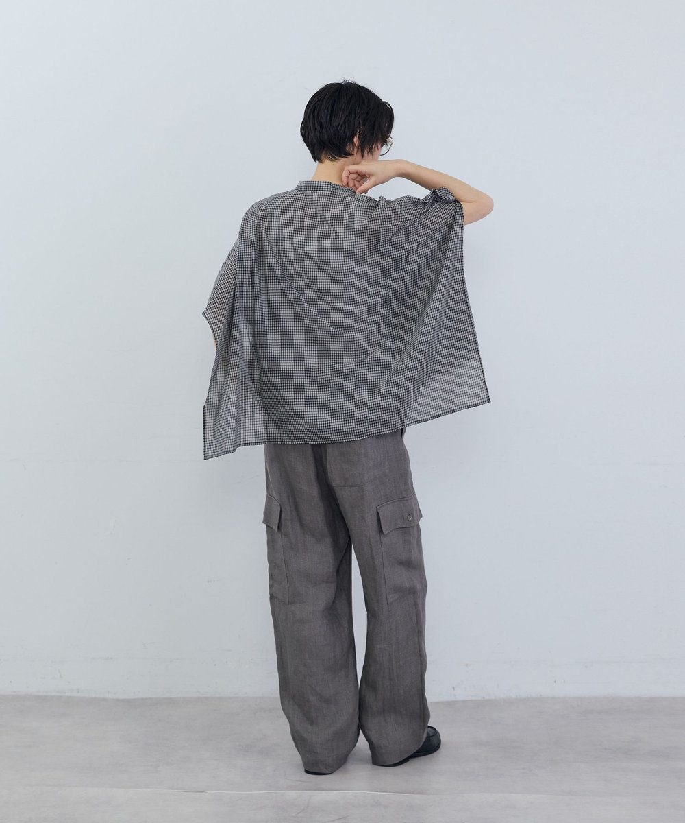 ADIEU TRISTESSE ケープ風ブラウス ブラック系その他