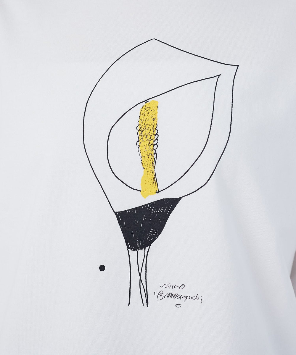 congés payés ADIEU TRISTESSE ichiro yamaguchi. コラボ長袖Ｔシャツ ホワイト系その他