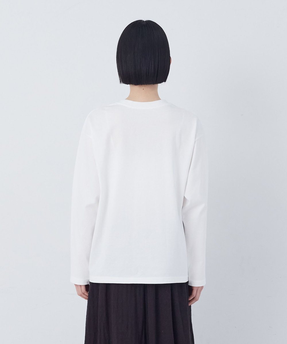 congés payés ADIEU TRISTESSE ichiro yamaguchi. コラボ長袖Ｔシャツ ホワイト系その他