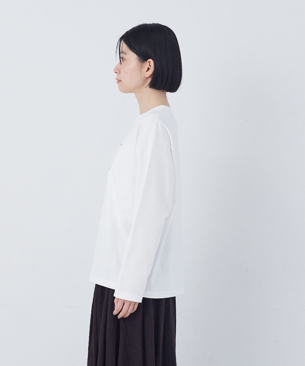 congés payés ADIEU TRISTESSE ichiro yamaguchi. コラボ長袖Ｔシャツ ホワイト系その他