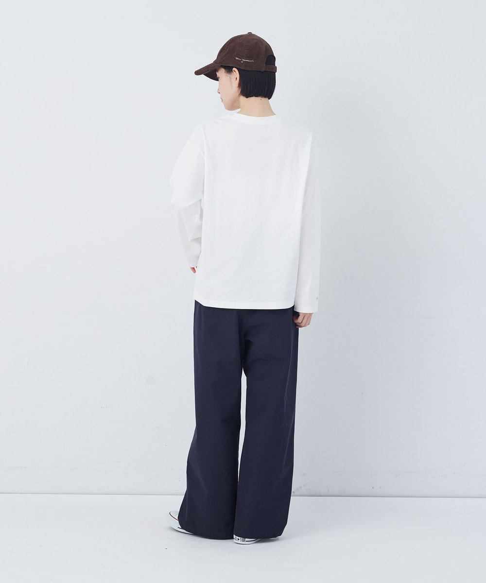 congés payés ADIEU TRISTESSE ichiro yamaguchi. コラボ長袖Ｔシャツ ホワイト系その他