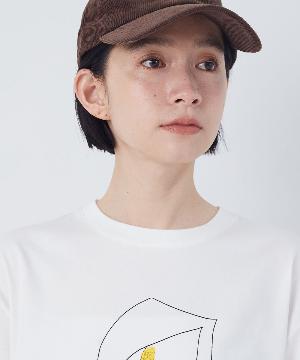 congés payés ADIEU TRISTESSE ichiro yamaguchi. コラボ長袖Ｔシャツ ホワイト系その他