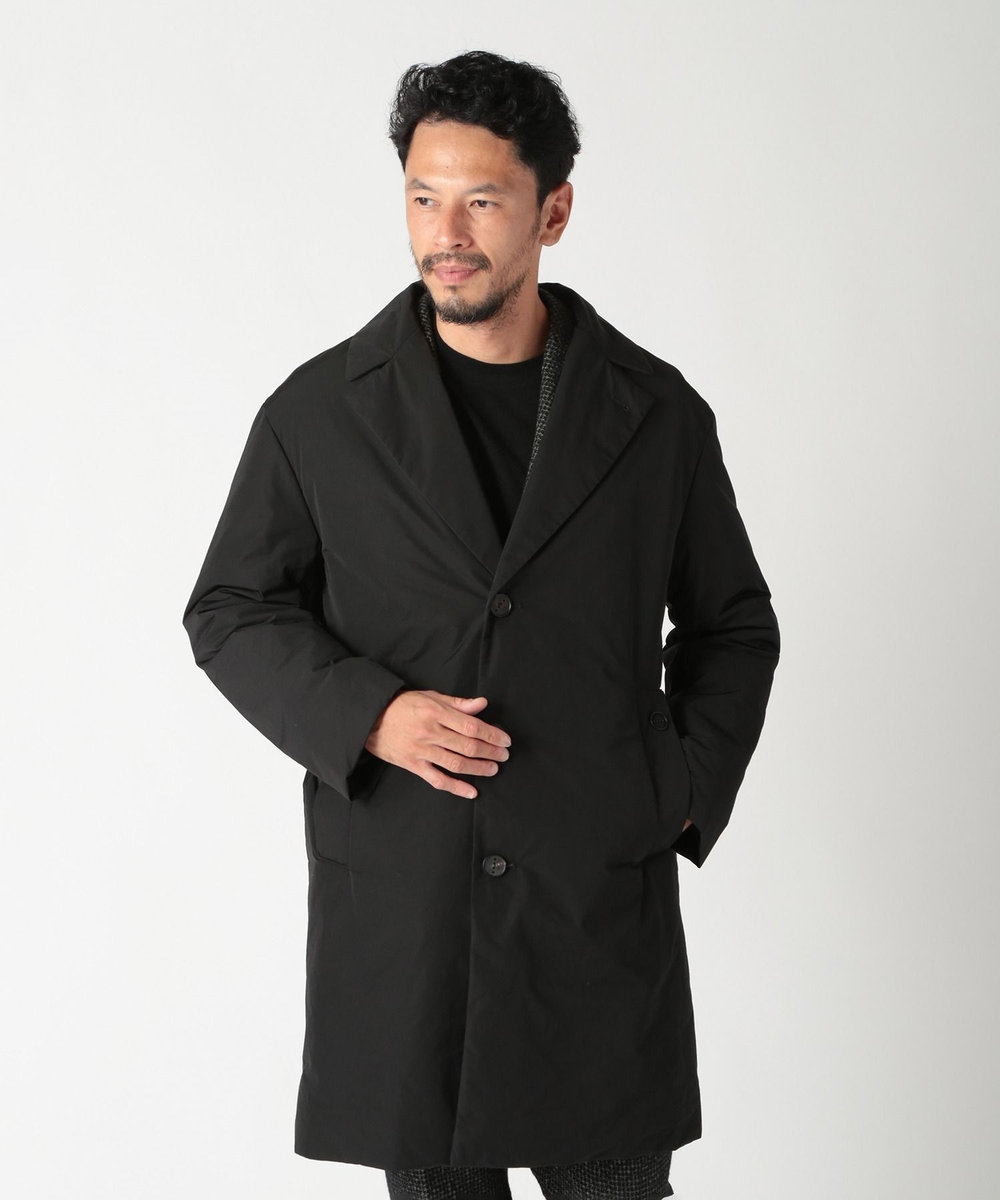 MEN'S BIGI 【hevo/イーヴォ】別注ポリエステルコットンタフタコート ブラック