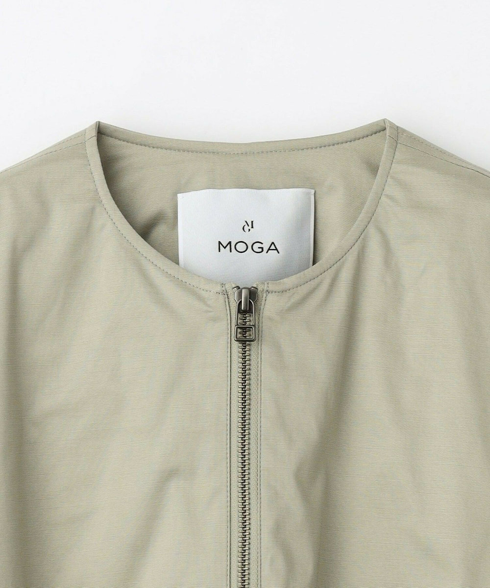 MOGA ライトグログランバルーンショートブルゾン カーキ
