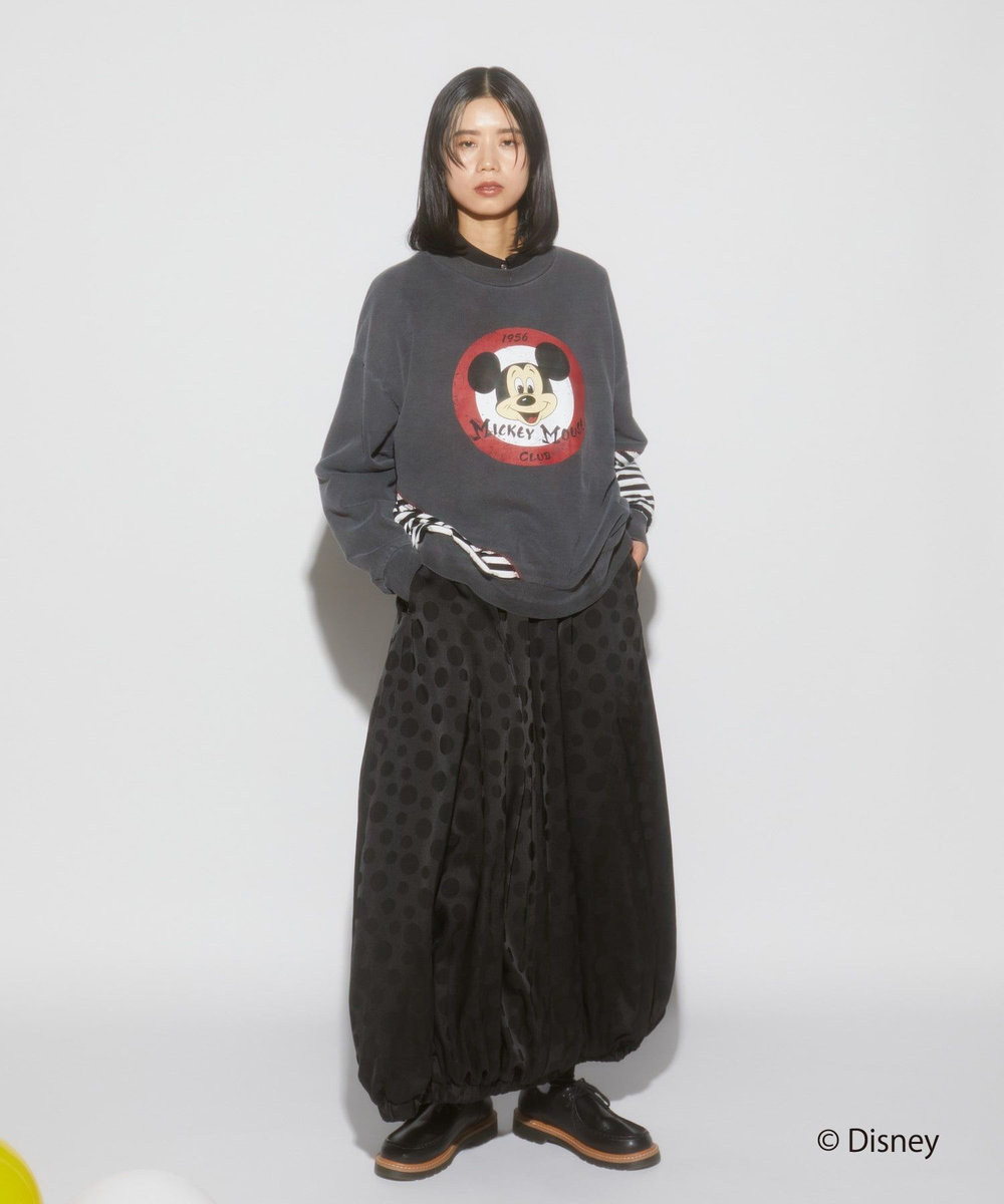 FRAPBOIS リメイクスウェット FRAPBOIS＜MICKEY MOUSEコレクション＞ チャコールグレー