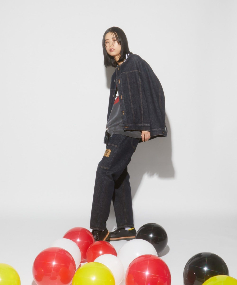 FRAPBOIS リメイクスウェット FRAPBOIS＜MICKEY MOUSEコレクション＞ チャコールグレー