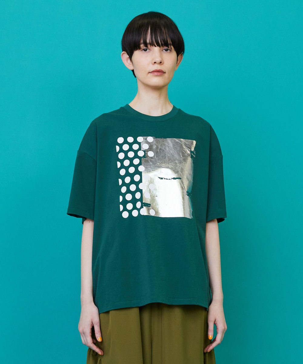 FRAPBOIS フォイルドットT グリーン