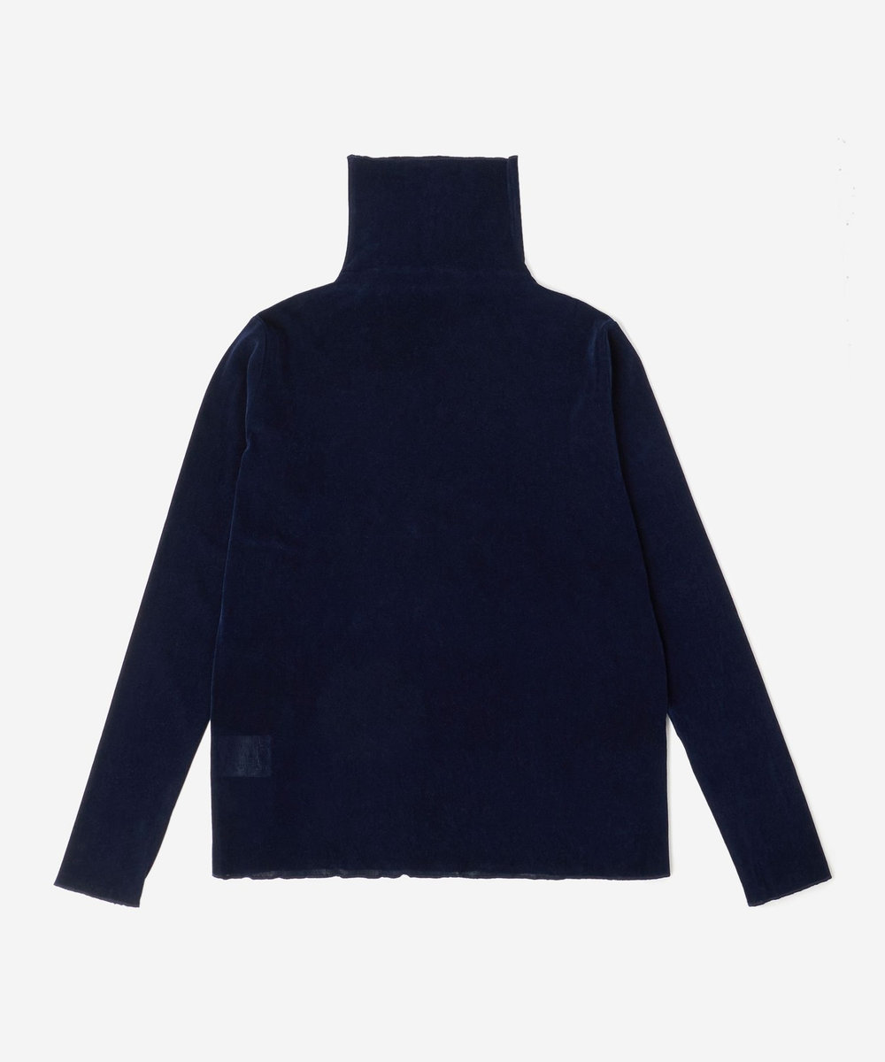 L'EQUIPE フロッキーチュールカットソー ネイビー