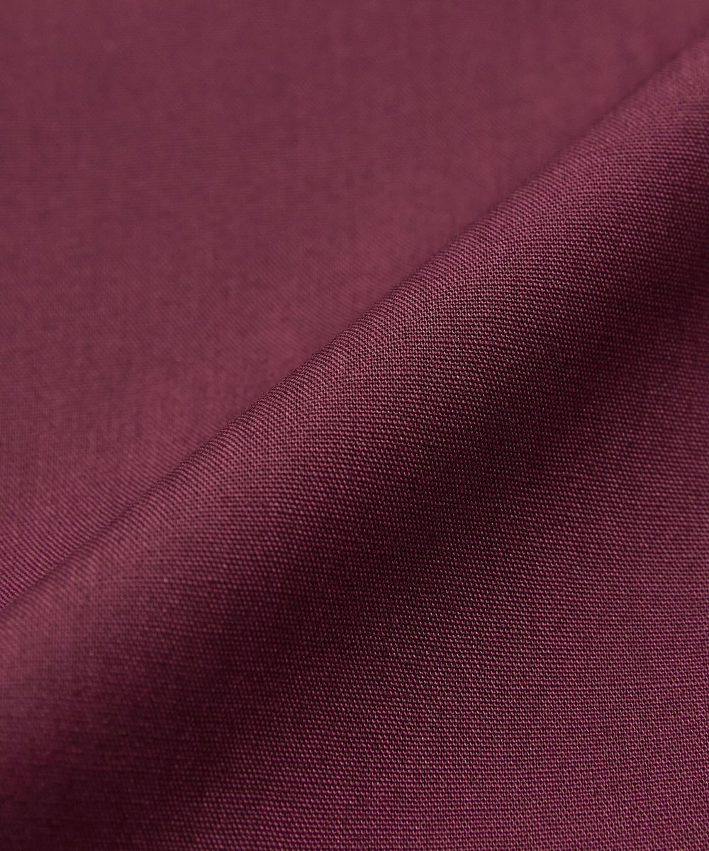DÉPAREILLÉ POLY COTTON TUCK SHIRT / ポリコットンタックシャツ ボルドー