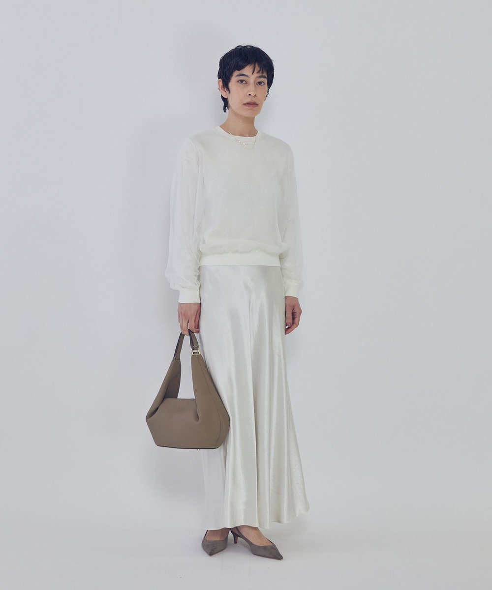 1er Arrondissement 【WEB限定】＜PUNTI（プンティ）＞“OVOLO"ショルダーバッグ ベージュ