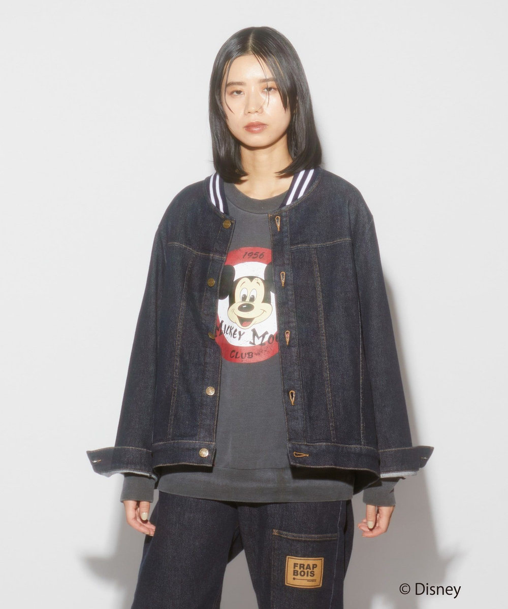 FRAPBOIS リメイクスウェット FRAPBOIS＜MICKEY MOUSEコレクション＞ チャコールグレー
