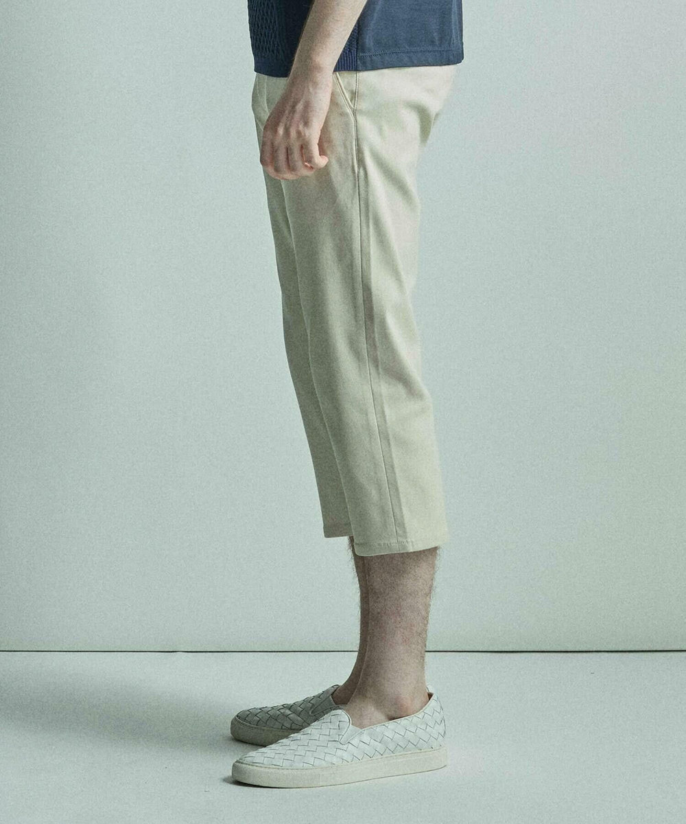 MEN'S BIGI ハイパワーストレッチツイルクロップドパンツ〈ストレッチ〉 ベージュ