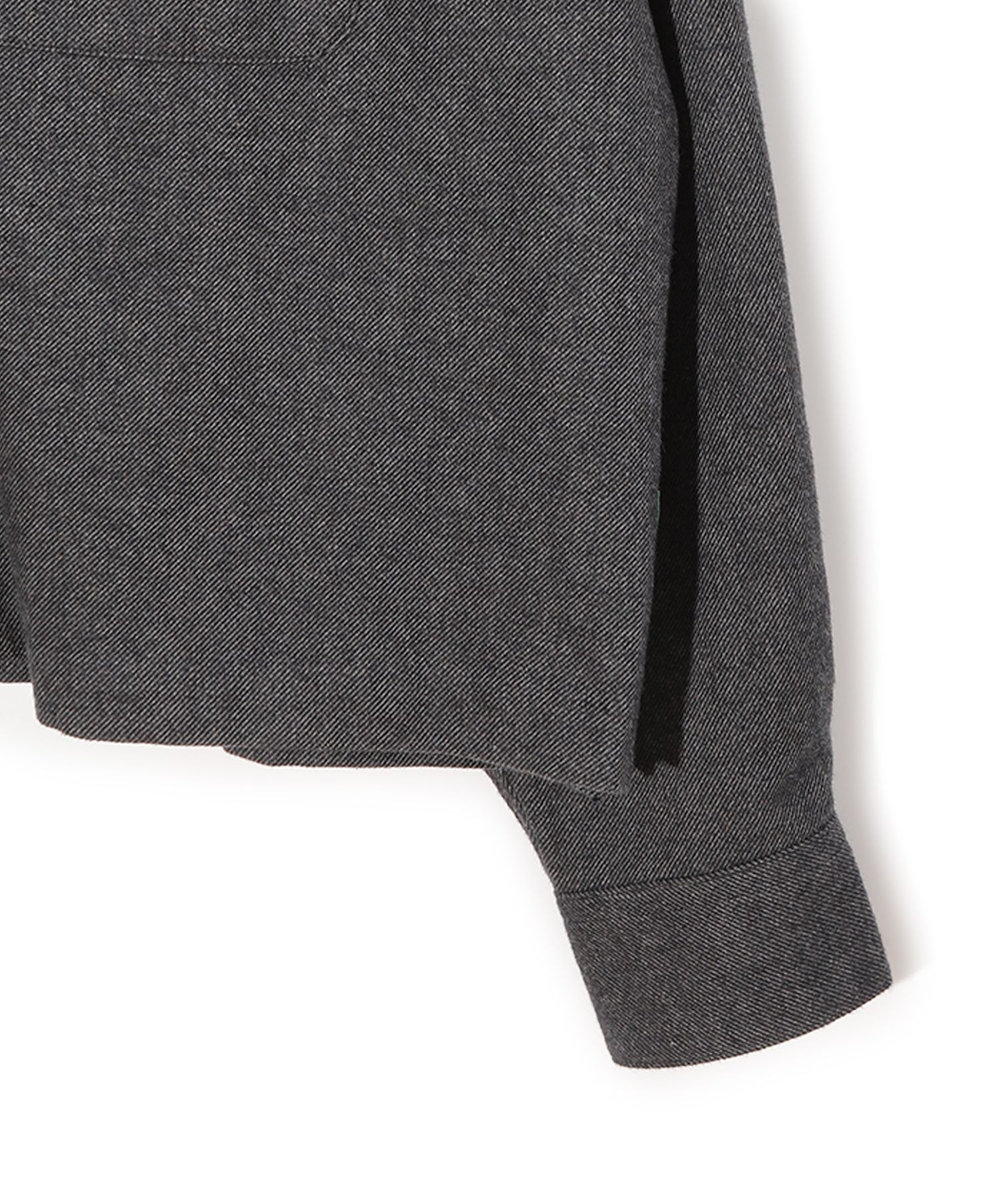 MEN'S BIGI 【50th Anniv . 菊池武夫】SHORT COTTON FLANNEL SHIRTS グレー
