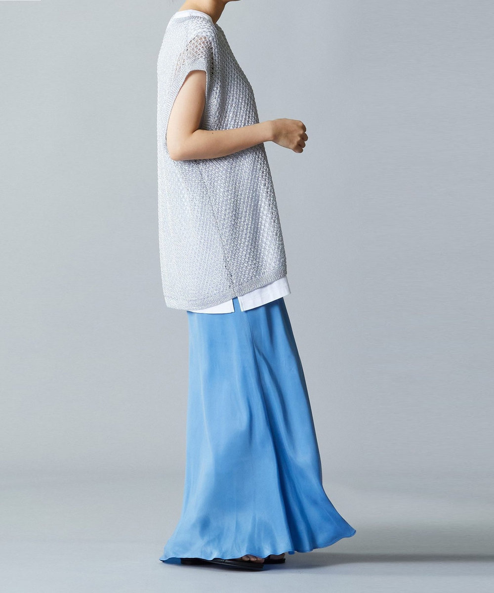 1er Arrondissement キュプラツイルマーメイドスカート ブルー