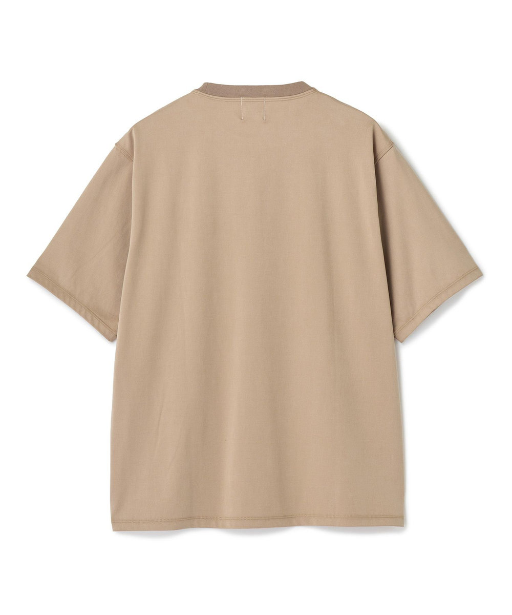 MEN'S BIGI フィブリルジャージー クルーネックTシャツ ベージュ