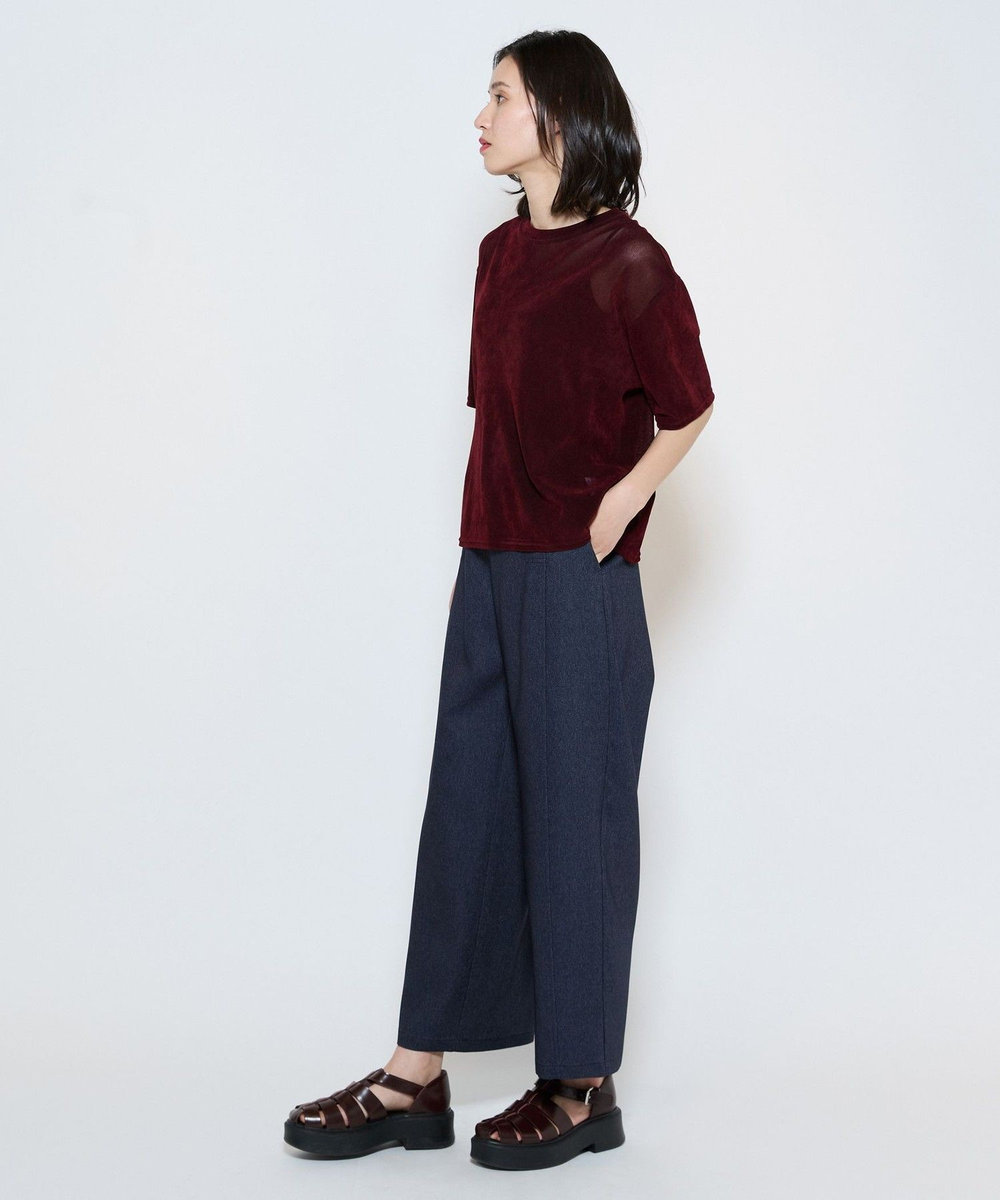 L'EQUIPE テクニカルデニムパンツ インディゴブルー