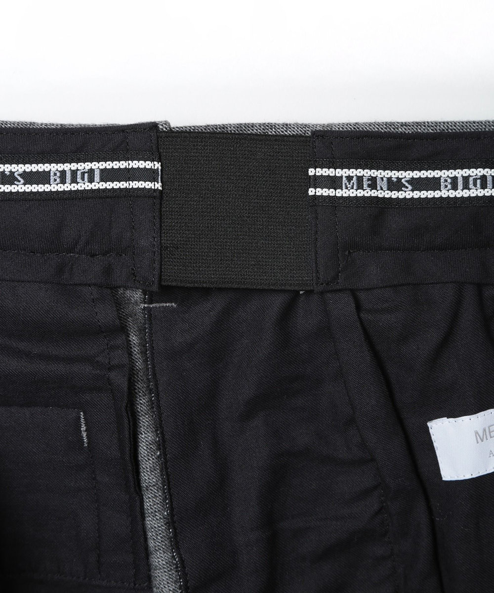 MEN'S BIGI TR起毛ピンドットストレッチパンツ ブラウン