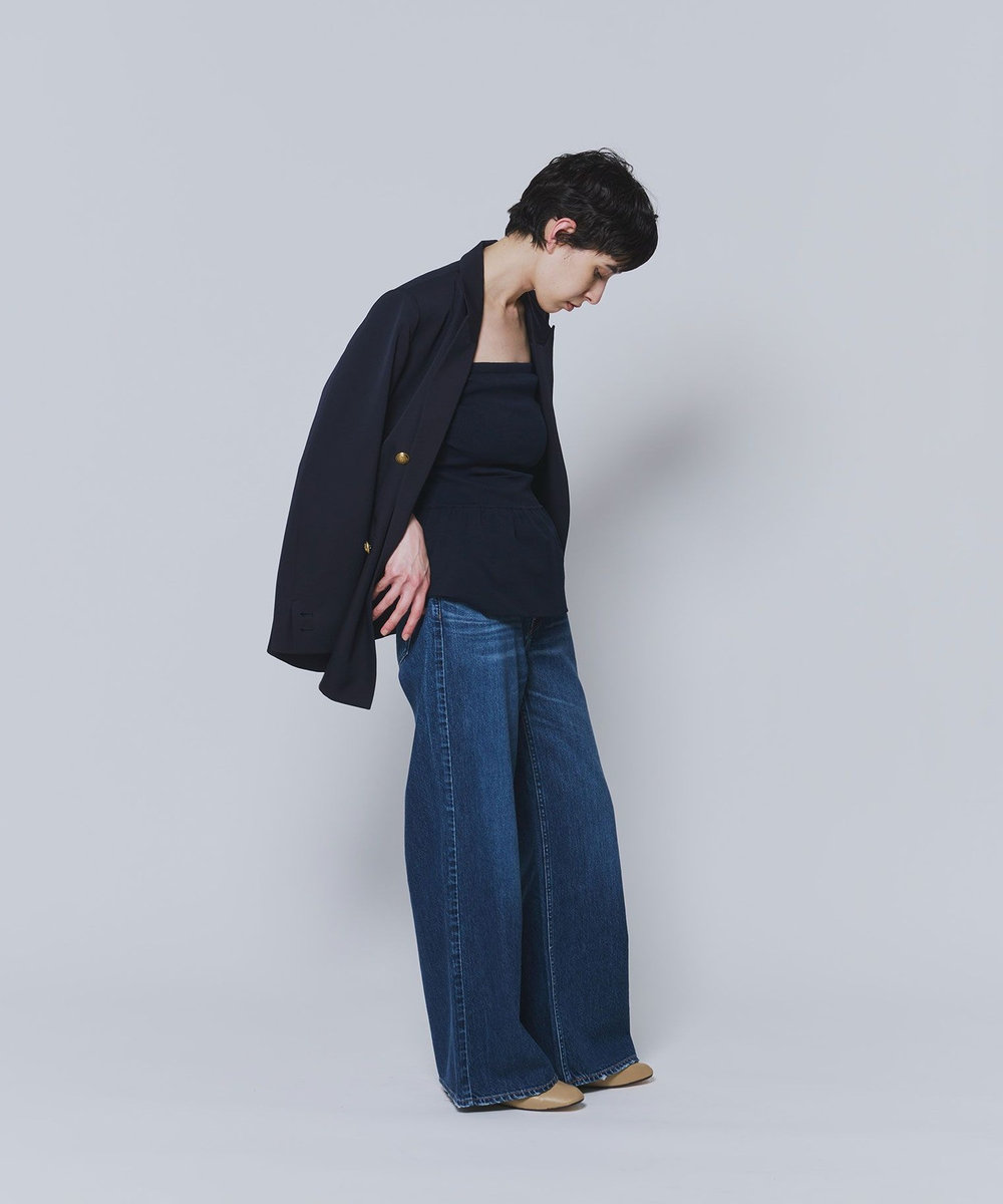 1er Arrondissement ＜BONNY WOVEN (ボニーウーブン)＞“Light OZ Baggy "デニムパンツ ブルー