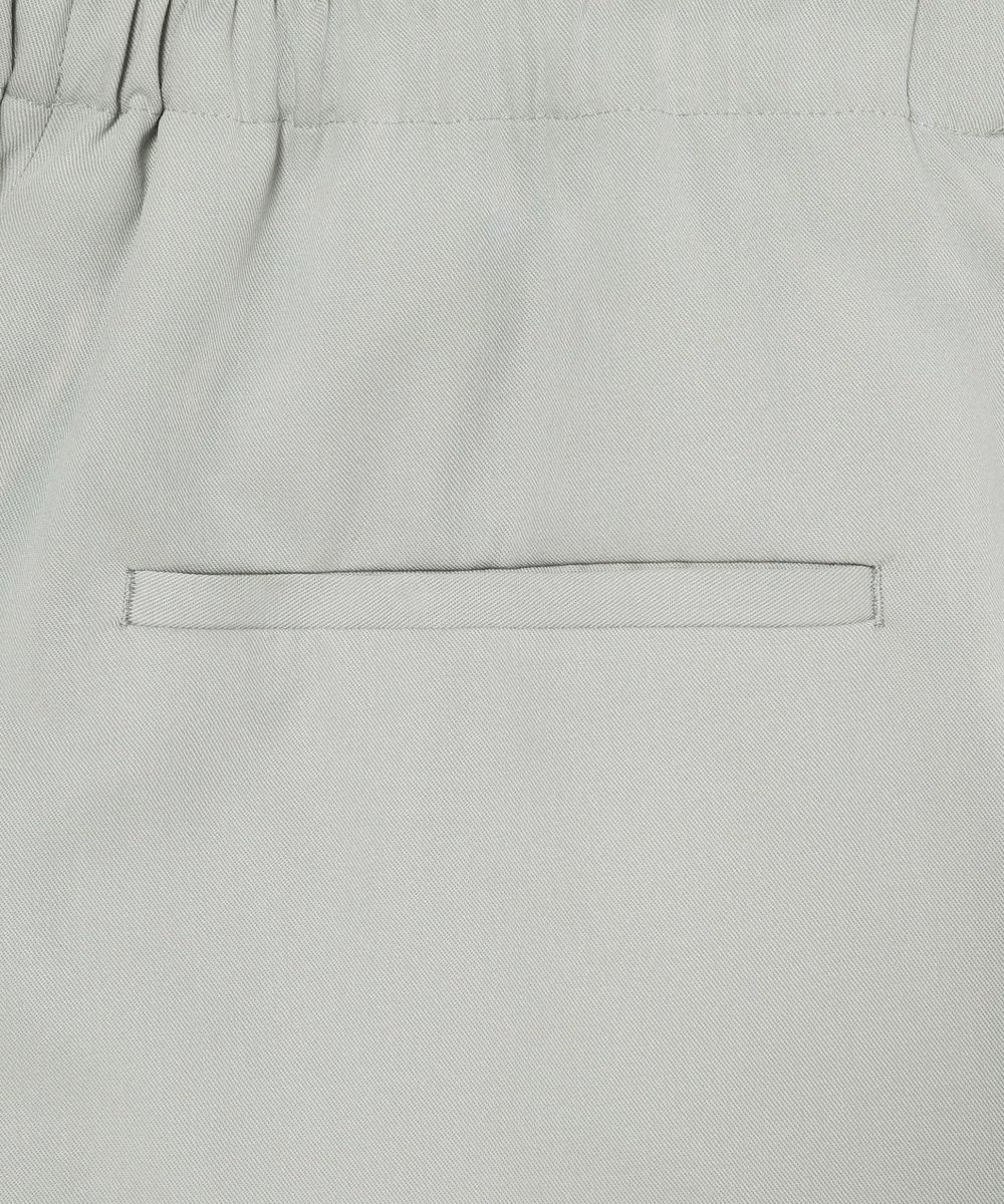 DÉPAREILLÉ WOOL NYLON GABARDINE WAIST BELT PANTS / ウールナイロンギャバジンウエストベルトパンツ グレイッシュベージュ